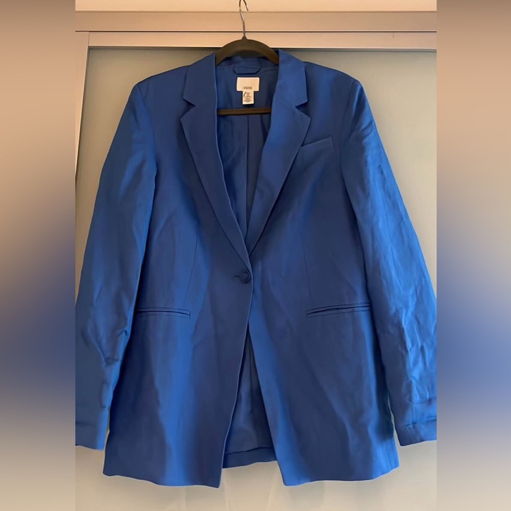 Zara Royal Blue Suit Jacket